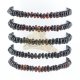 Amber dark cherry beads bracelet